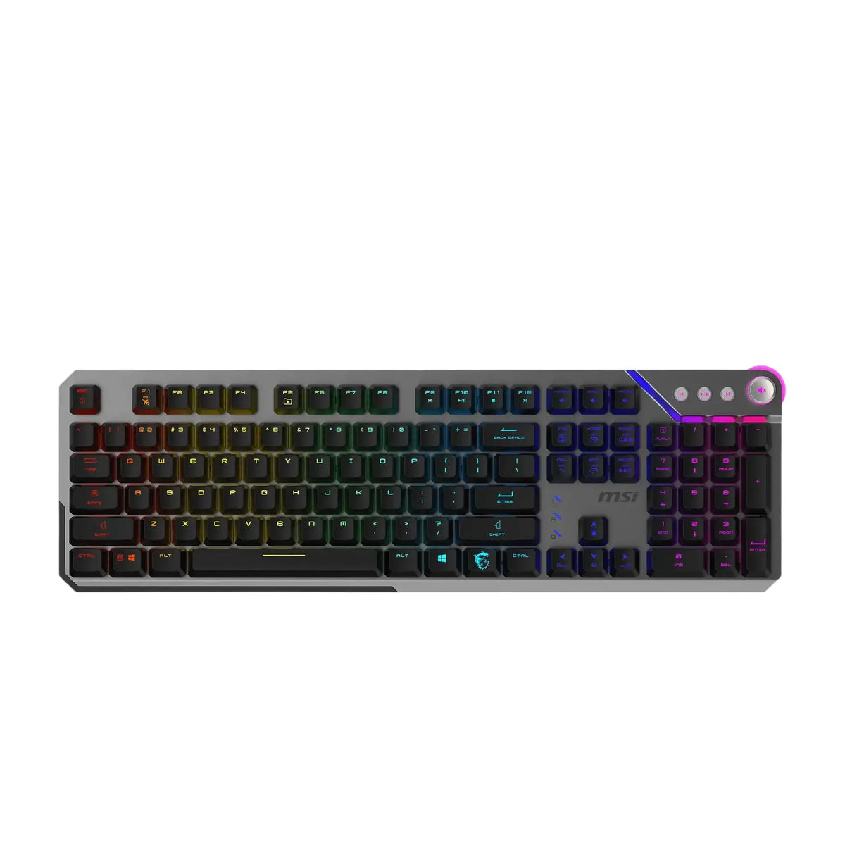 MSI | Gaming Keyboard | STRIKE 600 V2 SILENT | Wired | US | USB 2.0 | Black