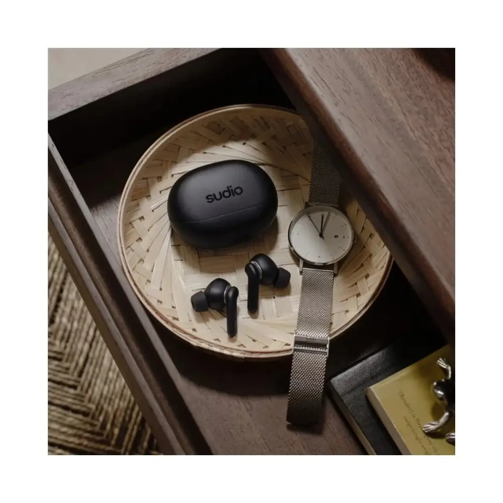 Sudio | True wireless earphones | E4 Pro | In-ear | Active Noise Canceling | Midnight black