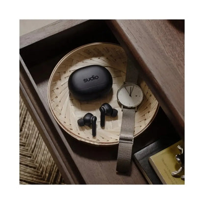 Sudio | True wireless earphones | E4 Pro | In-ear | Active Noise Canceling | Midnight black