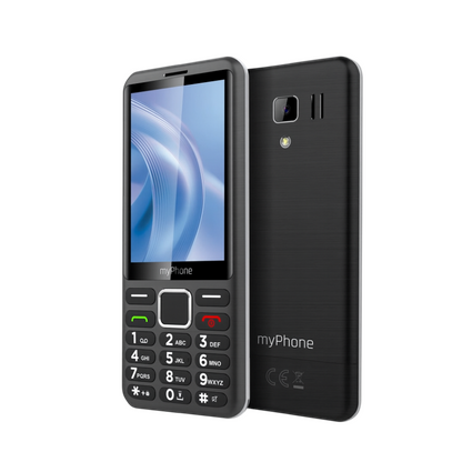 myPhone | 3510 | TEL001067 | 4G Feature Phone | 3.5" IPS | Dual-SIM | 1800 mAh | Black