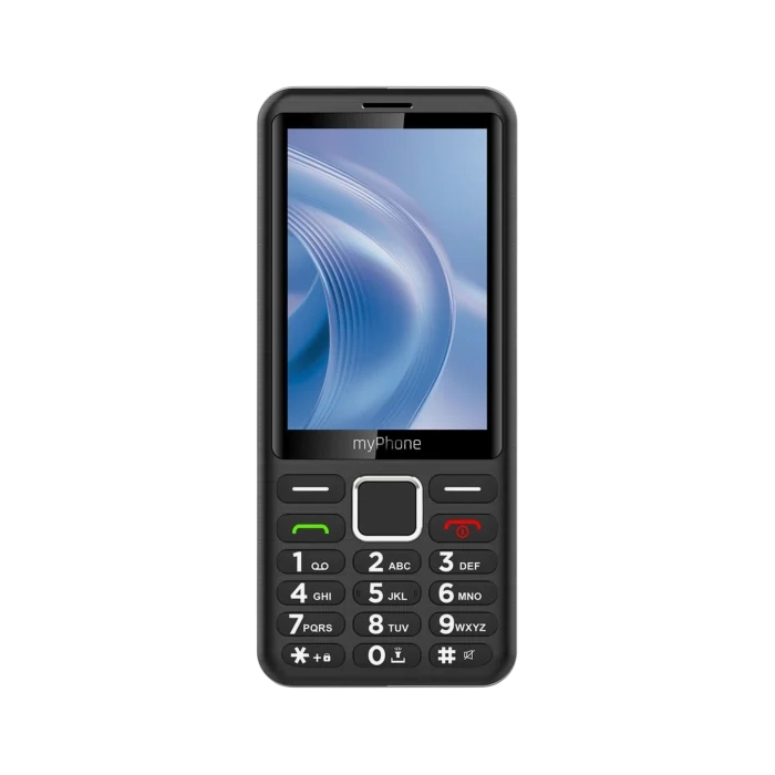 myPhone | 3510 | TEL001067 | 4G Feature Phone | 3.5" IPS | Dual-SIM | 1800 mAh | Black
