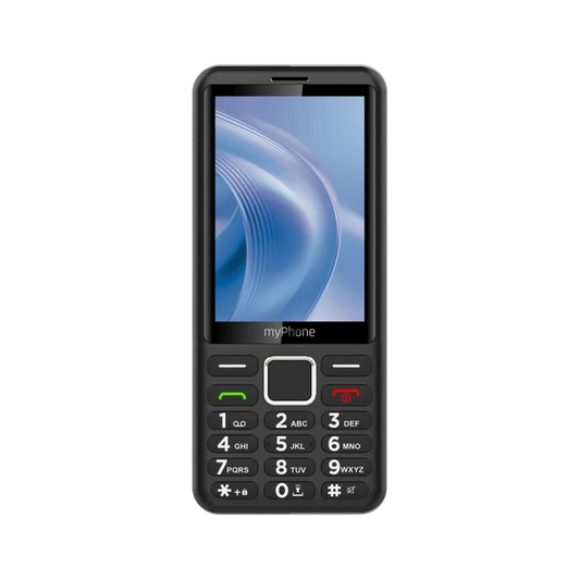 myPhone | 3510 | TEL001067 | 4G Feature Phone | 3.5" IPS | Dual-SIM | 1800 mAh | Black