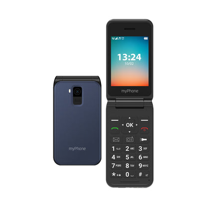 myPhone | FLIP | TEL000900 | 4G Feature Phone | 2.8" TFT | Dual-SIM | 1000 mAh | Black