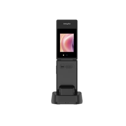 myPhone | Tango 2 | TEL001110 | 4G Feature Phone | Dual Screen | 3.5" IPS | Dual-SIM | 1700 mAh | Black/Silver