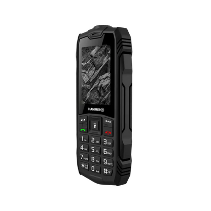 Hammer | Rock | TEL000780 | 2G Feature Phone | 2.4" TFT | Dual-SIM | 1800 mAh | Black