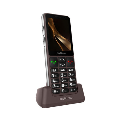 myPhone | Bueno | TEL001011 | 4G Feature Phone | 2.8" IPS | Single-SIM | 2000 mAh | Brown