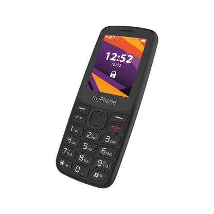 myPhone | 6410 | TEL000852 | 4G Feature Phone | 2.4" TFT | Dual-SIM | 1400 mAh | Black
