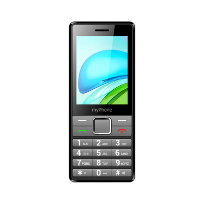 myPhone | 7340 | TEL001045 | 4G Feature Phone | 2.8" IPS | Dual-SIM | 1400 mAh | Black/Silver
