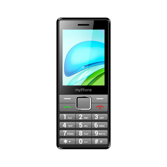 myPhone | 7340 | TEL001045 | 4G Feature Phone | 2.8" IPS | Dual-SIM | 1400 mAh | Black/Silver