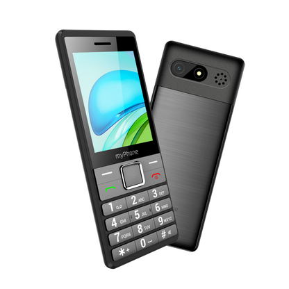 myPhone | 7340 | TEL001045 | 4G Feature Phone | 2.8" IPS | Dual-SIM | 1400 mAh | Black/Silver