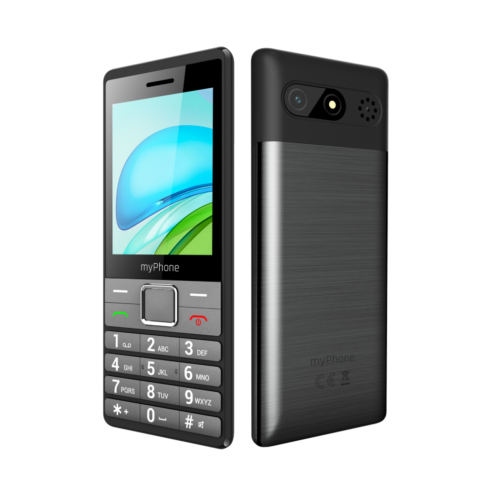 myPhone | 7340 | TEL001045 | 4G Feature Phone | 2.8" IPS | Dual-SIM | 1400 mAh | Black/Silver