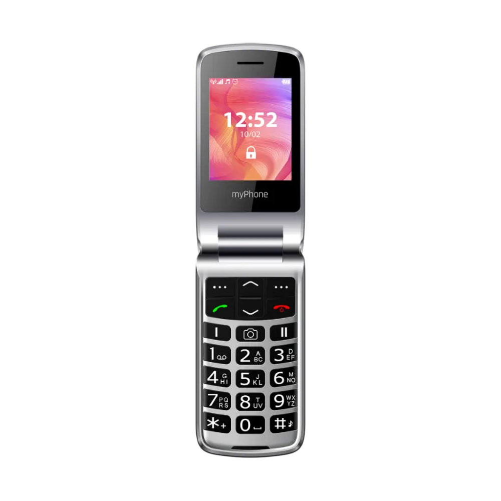 myPhone | Rumba 2 | TEL000557 | Feature Phone | 2.4" TFT | Single-SIM | 800 mAh | Black/Silver