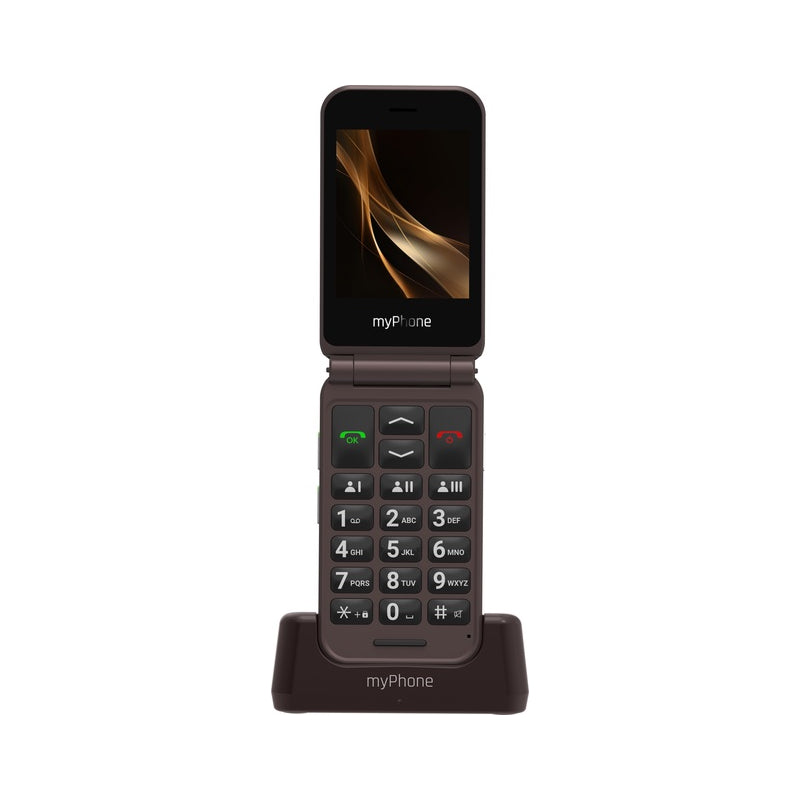 myPhone | Harmony | TEL001003 | 4G Feature Phone | 2.8" IPS | Single-SIM | 1300 mAh | Brown