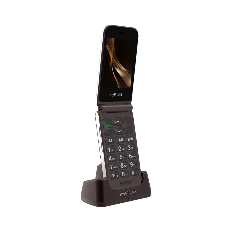 myPhone | Harmony | TEL001003 | 4G Feature Phone | 2.8" IPS | Single-SIM | 1300 mAh | Brown