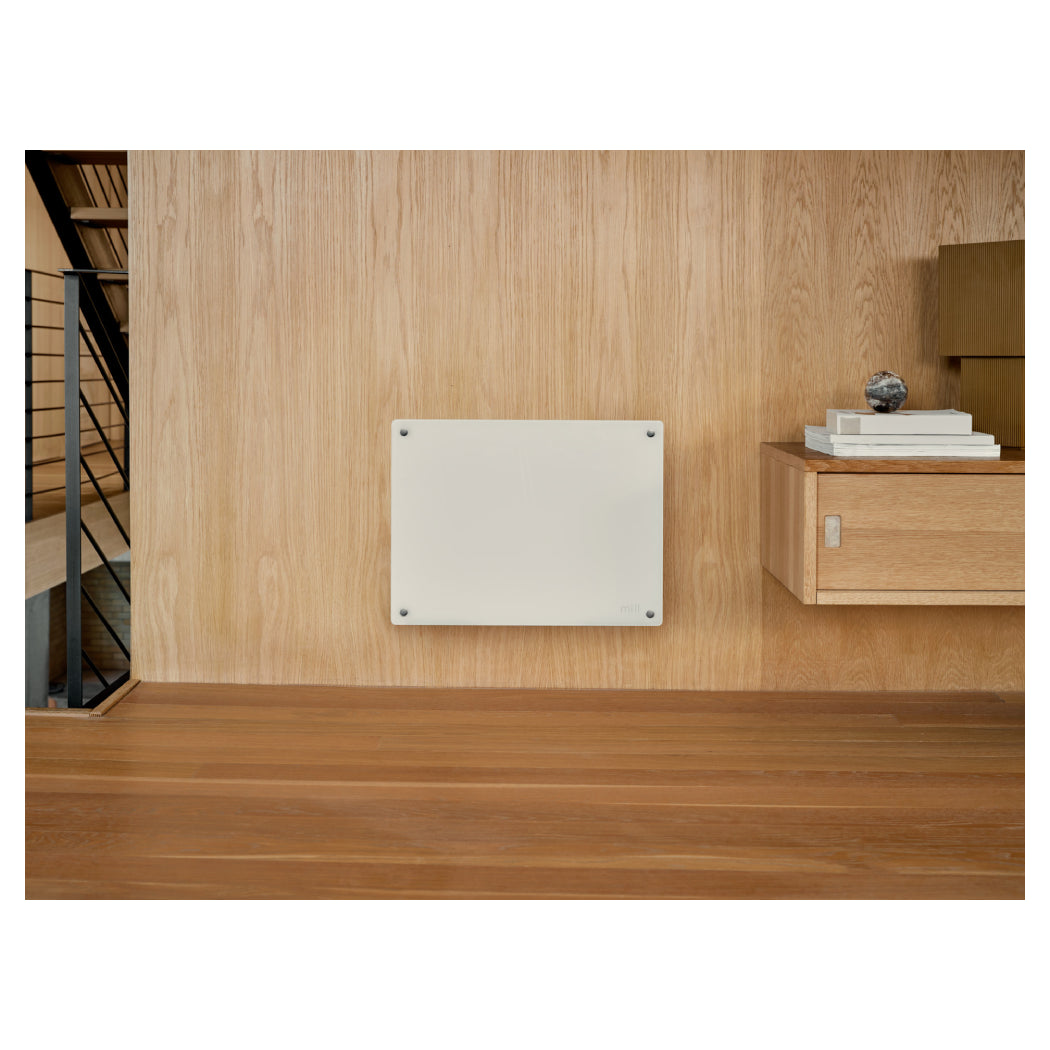 Mill | GL400WIFI4 | Glass Smart WiFi Panel Heater Gen. 4 | Panel Heater | 400 W | 4–6 m² | White | IPX4