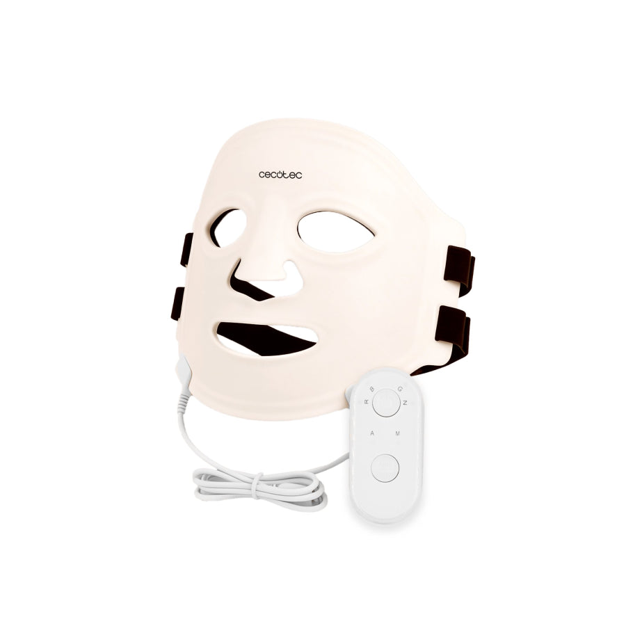 Cecotec | LÜM | A01_EU01_124613 | Light Therapy Face Mask | Cordless | 5 W | Champagne