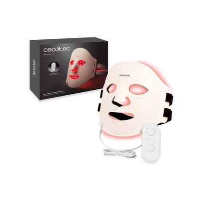 Cecotec | LÜM | A01_EU01_124613 | Light Therapy Face Mask | Cordless | 5 W | Champagne