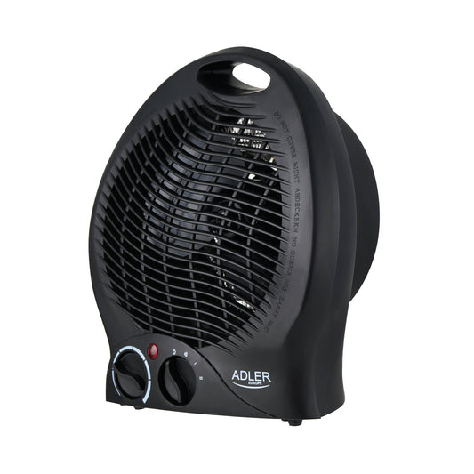 Adler | AD 7761 | Chauffage soufflant | 2000 W | 2 niveaux de puissance | Noir