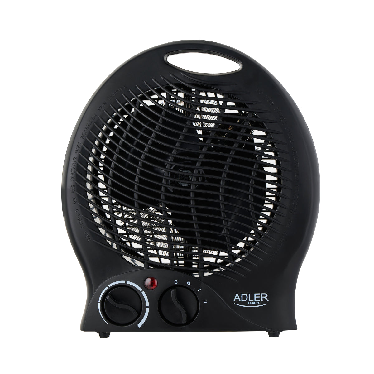 Adler | AD 7761 | Fan Heater | 2000 W | 2 Power Levels | Black