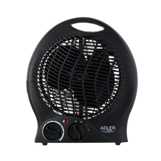 Adler | AD 7761 | Chauffage soufflant | 2000 W | 2 niveaux de puissance | Noir