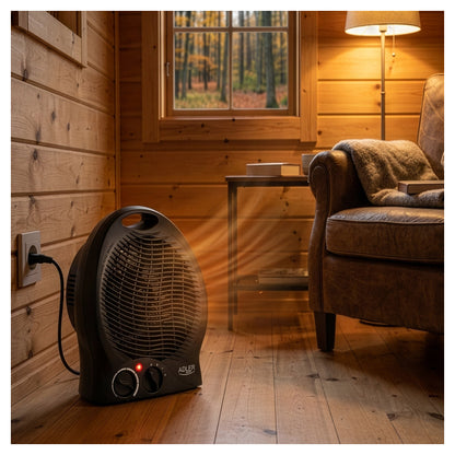 Adler | AD 7761 | Fan Heater | 2000 W | 2 Power Levels | Black