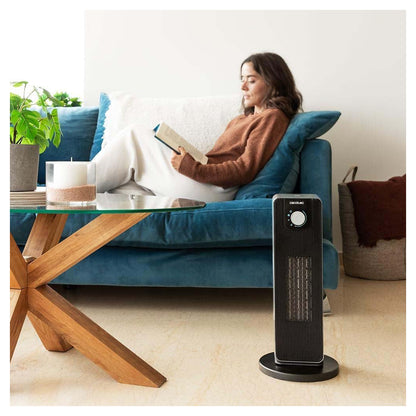 Cecotec | ReadyWarm 2000 Max Ceramic Rotate | 8275 | Ceramic Heater | 2000 W | 3 Power Levels | Up to 20 m² | Black