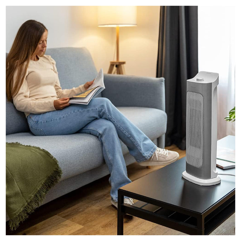 Cecotec | ReadyWarm 6700 Ceramic Sky | 5823 | Ceramic Heater | 2000 W | 3 Power Levels | Up to 20 m² | White