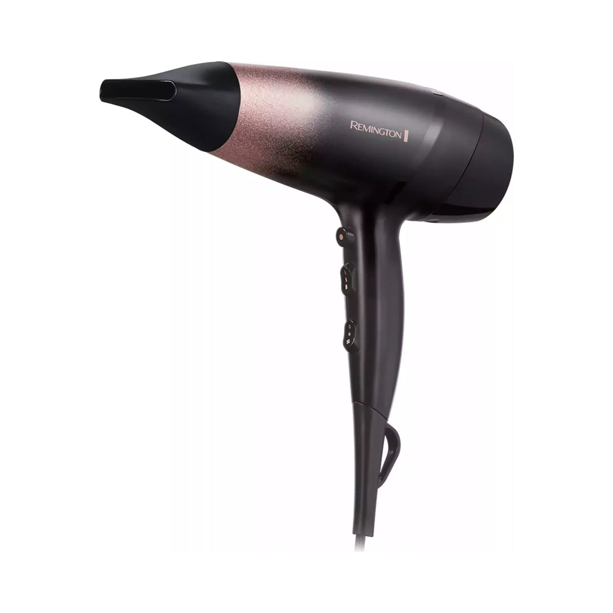 Remington | D5305 | Rose Shimmer Hair Dryer | Hairdryer | 2200 W | Ionic | 3 Heat Settings | 2 Speed Settings | Black/Rose