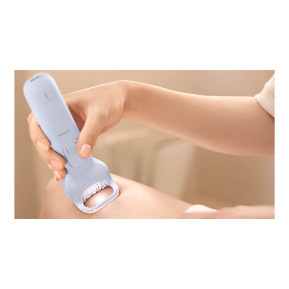 Philips | BRE711/00 | Series 8000 Epilator | Wet & Dry | 32 Tweezers | 60 min | 2 Speed Settings | Blue