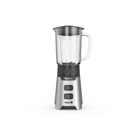 TEFAL | BL16GE30 | MiniMix Blender | Tabletop | 400 W | 0.7 L | Glass Jar | Silver