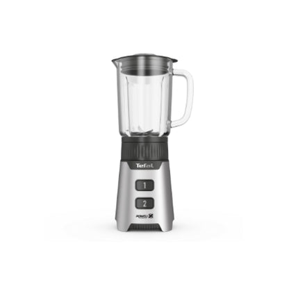 TEFAL | BL16GE30 | MiniMix Blender | Tabletop | 400 W | 0.7 L | Glass Jar | Silver