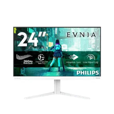 Philips | 24M2N3201P/00 | Evnia 3000 | 24" | Fast IPS | Full HD | 260 Hz | 0.3 ms | White