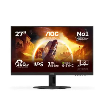 AOC | 27G4ZRE | AOC Gaming | 27" | Fast IPS | Full HD | 240 Hz | 0.5 ms | Black