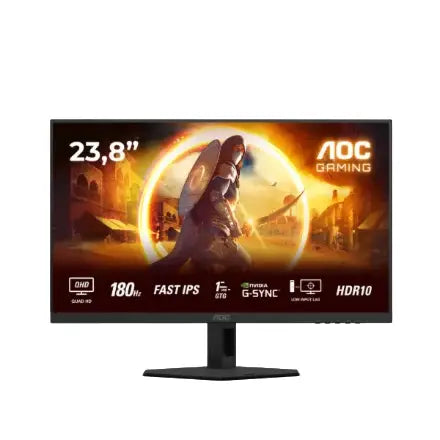 AOC | Q24G4RE | AOC Gaming | 24" | Fast IPS | QHD | 180 Hz | 0.5 ms | Black