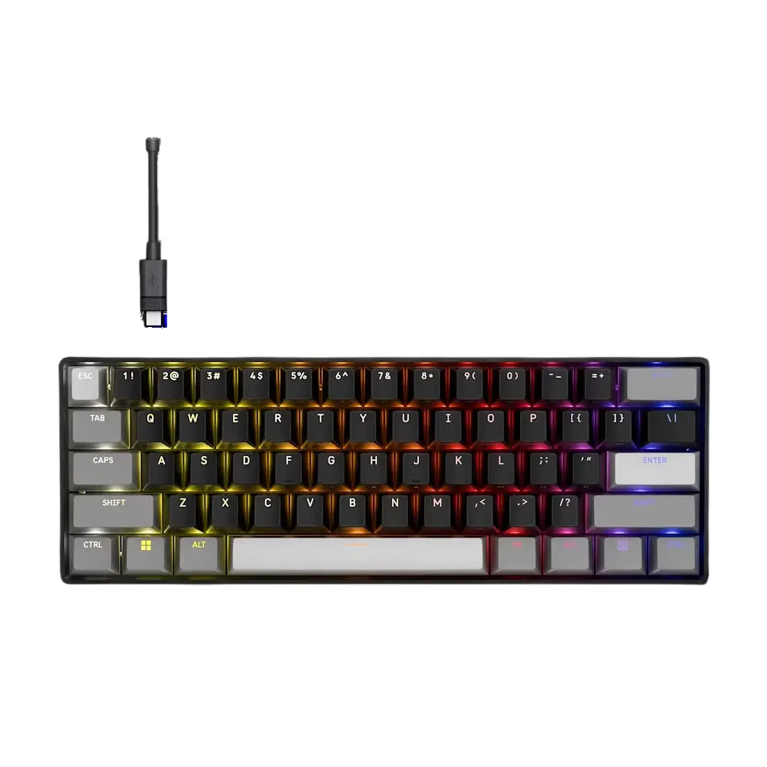 Corsair | Gaming Keyboard | CLIPPER PRO MINI | | Wired | US | CORSAIR MGX Hyperdrive Core | Black