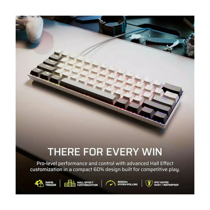 Corsair | Gaming Keyboard | CLIPPER PRO MINI | | Wired | US | CORSAIR MGX Hyperdrive Core | White