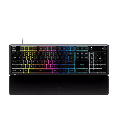 Corsair | Gaming Keyboard | SKIFF 100 | Wired | Backlit 10 zone RGB | Membrane | US | Black