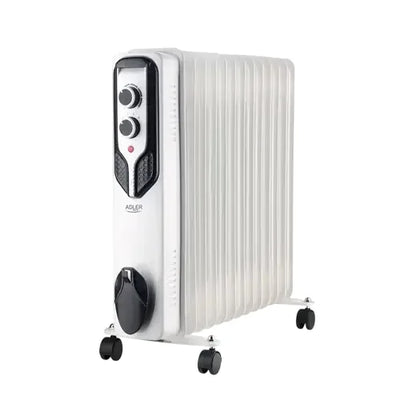 Adler | Oil-Filled Radiator | AD 7818 | 2500 W | Number of power levels 3 | White
