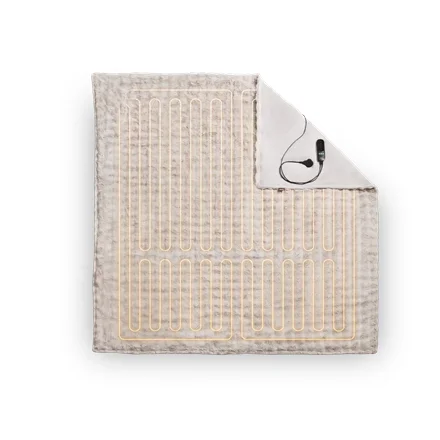 Duux | Heating blanket | Yentl | Faux fur | 160 W | 200 cm x 200 cm | Grey