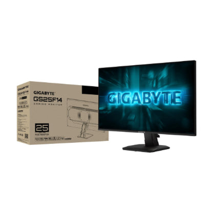 GIGABYTE | GS25F14 EU | Gaming Monitor | 25" | SS IPS | Full HD | 144 Hz | 1 ms | Black