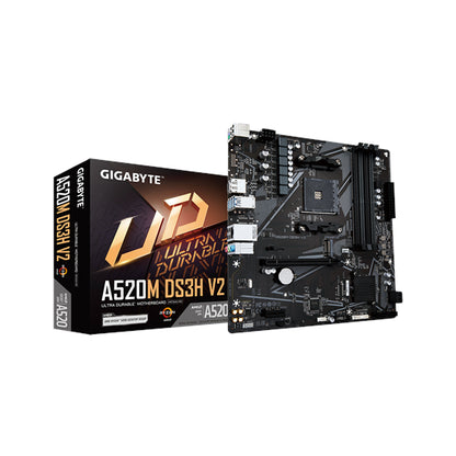 Gigabyte | A520M DS3H V2 | AMD A520 | Socket AM4 | DDR4 | Micro ATX