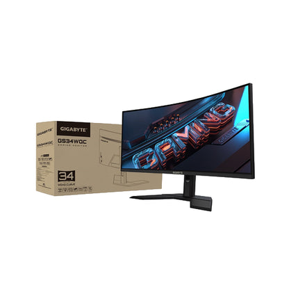 GIGABYTE | GS34WQCA | 34" | SS VA | WQHD 3440 x 1440 | 120 Hz | 1 ms | Black