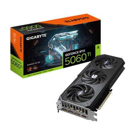 Gigabyte | GV-N506TGAMING OC-8GD | GeForce RTX 5060 Ti GAMING OC 8G | NVIDIA GeForce RTX 5060 Ti | 8 GB | GDDR7