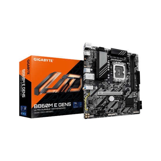 GIGABYTE | B860M E GEN5 | Intel B860 | LGA1851 | DDR5 | Micro ATX