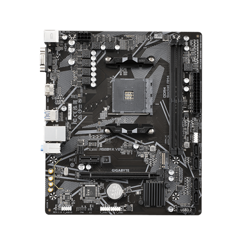 GIGABYTE | A520M K V2 | AMD A520 | Socket AM4 | DDR4 | Micro ATX