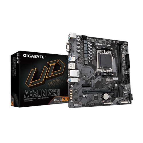 GIGABYTE | A620M S2H | AMD A620 | Socket AM5 | DDR5 | Micro ATX