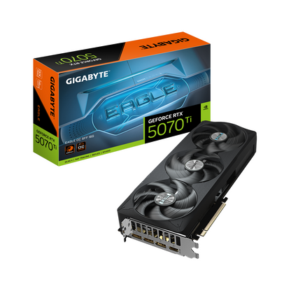 GIGABYTE | GeForce RTX 5070 Ti EAGLE OC SFF 16G | NVIDIA GeForce RTX 5070 Ti | 16GB | GV-N507TEAGLE OC-16GD