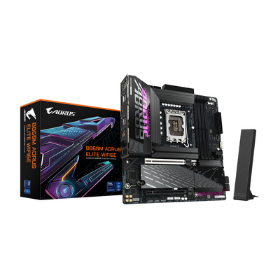 GIGABYTE | B860M AORUS ELITE WIFI6E | Motherboard | Intel B860 | DDR5 | Wi-Fi 6E | B860M A ELITE WIFI6E
