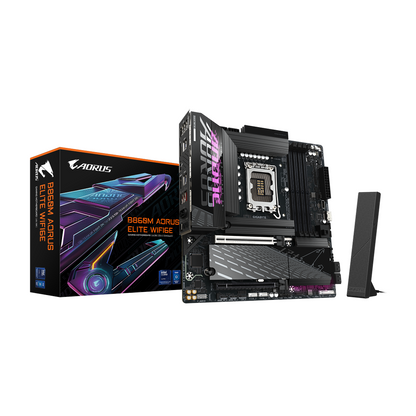 GIGABYTE | B860M AORUS ELITE WIFI6E | Motherboard | Intel B860 | DDR5 | Wi-Fi 6E | B860M A ELITE WIFI6E