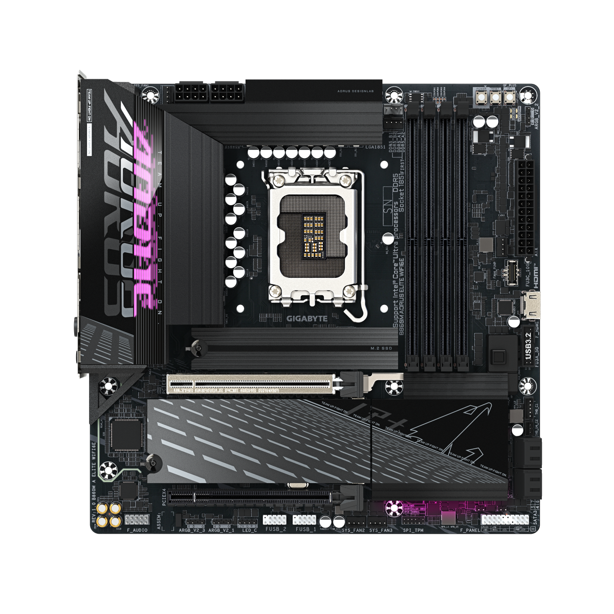 GIGABYTE | B860M AORUS ELITE WIFI6E | Motherboard | Intel B860 | DDR5 | Wi-Fi 6E | B860M A ELITE WIFI6E